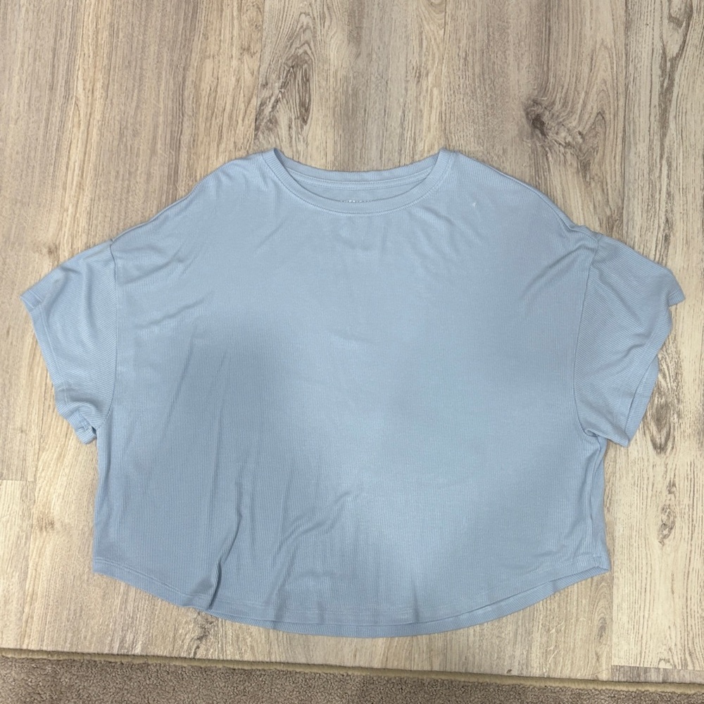 American Eagle Outfitters Sky Blue Short Sleeve Tee
